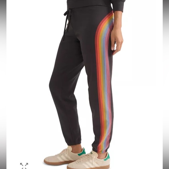 Marine Layer Pants - Marine Layer Sweatpants Womens Small  Anytime Rainbow Jogger Drawstring Surf